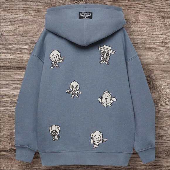 Supercell Brawl Stars Sweatshirt - Blue Multiple Sizes - Picture 4 of 7